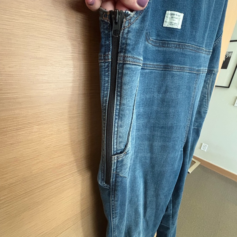 NWT Ripton & Co work/play stretch denim overalls - Picture 6 of 6